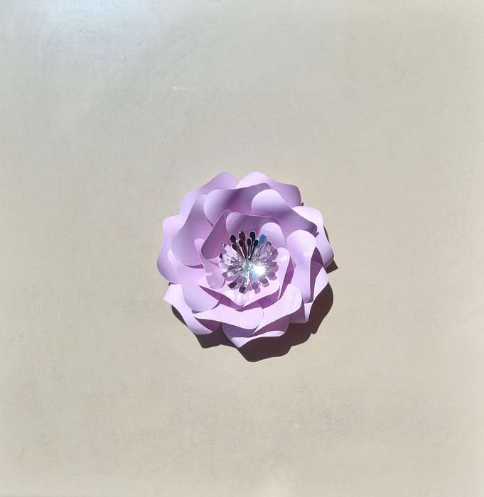 DO IT YOURSELF SINGLE SMALL PAPER FLOWER, Nursery paper flowers, nursery decor,  paper flowers ba...