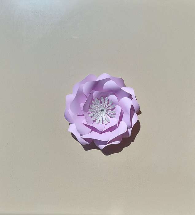 DO IT YOURSELF SINGLE SMALL PAPER FLOWER, Nursery paper flowers, nursery decor,  paper flowers ba...