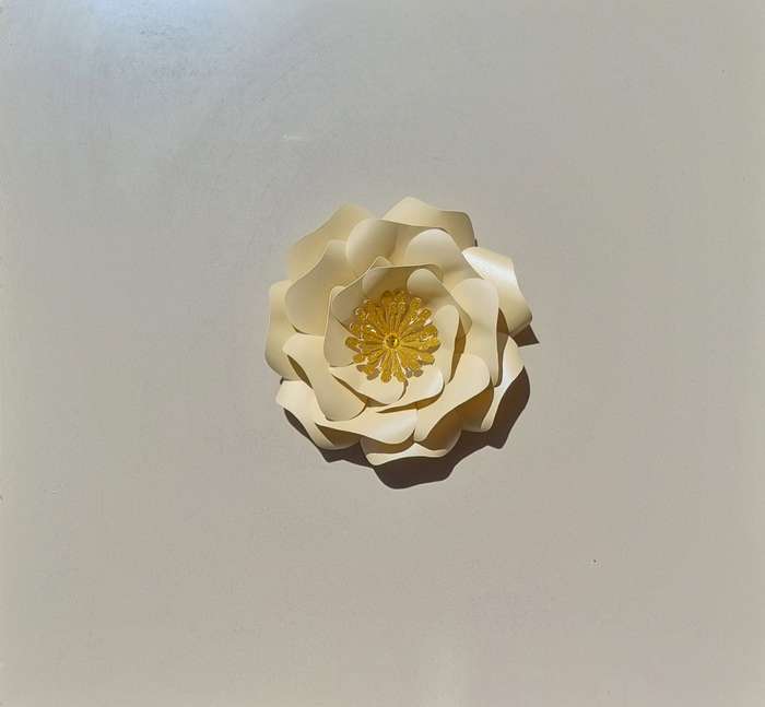DO IT YOURSELF SINGLE SMALL PAPER FLOWER, Nursery paper flowers, nursery decor,  paper flowers ba...