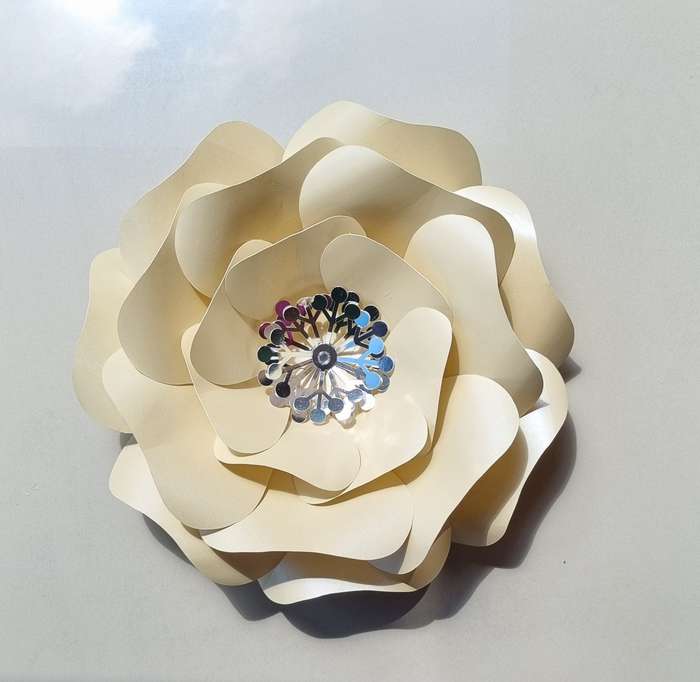DO IT YOURSELF SINGLE LARGE PAPER FLOWER, Nursery paper flowers, nursery decor,  paper flowers ba...