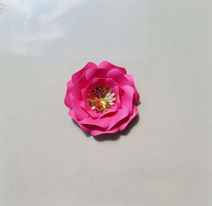 DO IT YOURSELF SINGLE SMALL PAPER FLOWER, Nursery paper flowers, nursery decor,  paper flowers ba...
