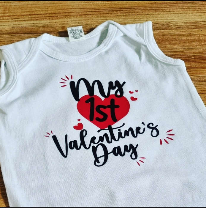 BABY ROMPER MY FIRST VALENTINE'S DAY GIFT