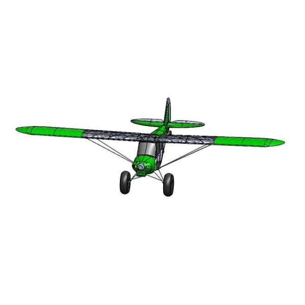 PIPER SUPER CUB - Print Only / Green