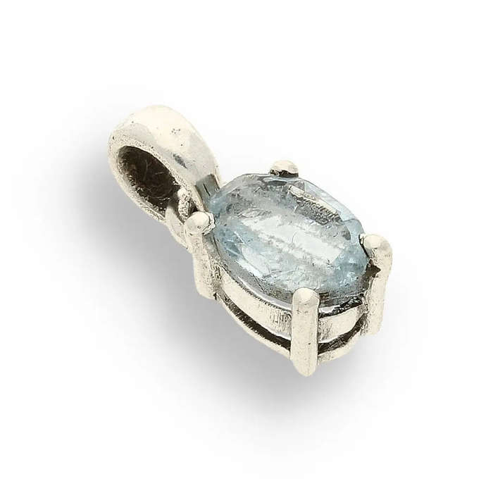 Aquamarine "Ocean Serenity" Sterling Silver Necklace