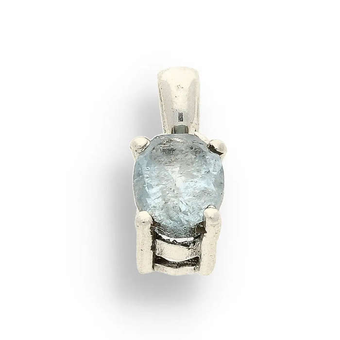 Aquamarine "Ocean Serenity" Sterling Silver Necklace