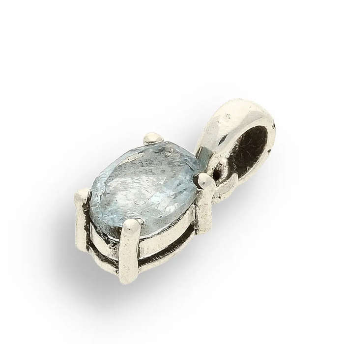 Aquamarine "Ocean Serenity" Sterling Silver Necklace