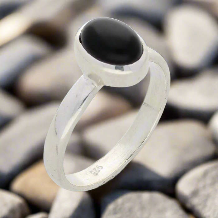 Black Onyx Ring  Strength, Confidence & Timeless Elegance