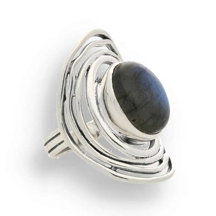 Labradorite Moonlit Mystique Ring  Unveil the Magic Within