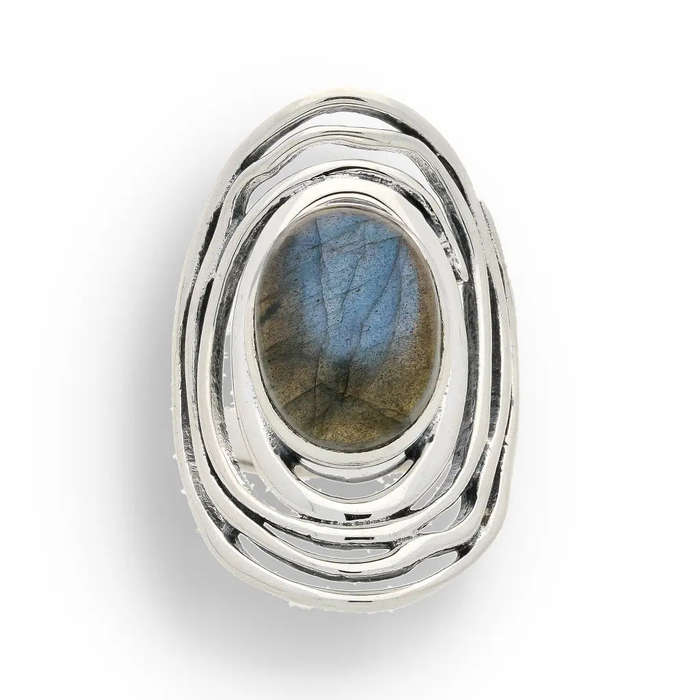 Labradorite Moonlit Mystique Ring  Unveil the Magic Within