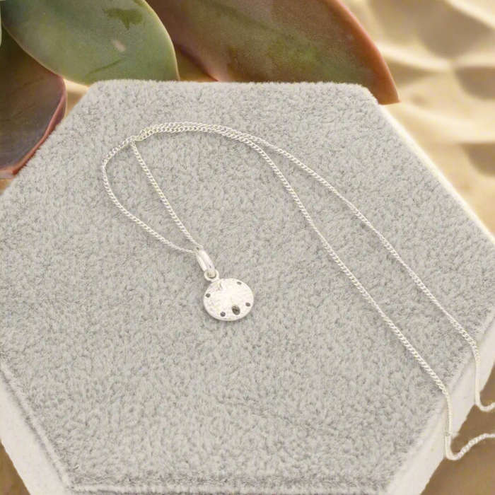 Beach Bliss: Your Sterling Silver Pansy Shell Necklace!