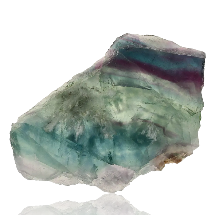 Fluorite Crystal Slice  Waves of Wisdom