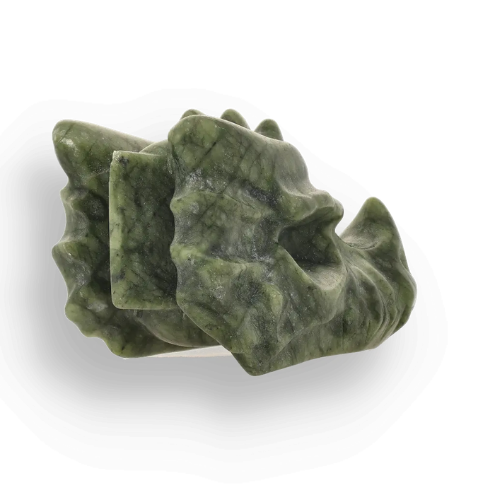 Nephrite Dragon of Ancient Strength and Serenity