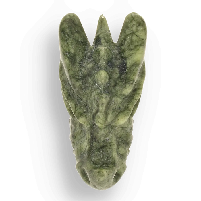 Nephrite Dragon of Ancient Strength and Serenity