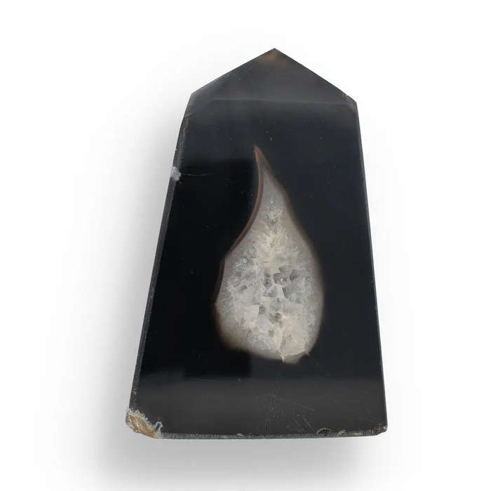Black Agate Power Point  Grounding & Strength