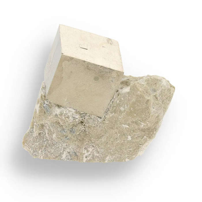 Flawless Navajún Pyrite Specimen - Cubic Crystal on Matrix
