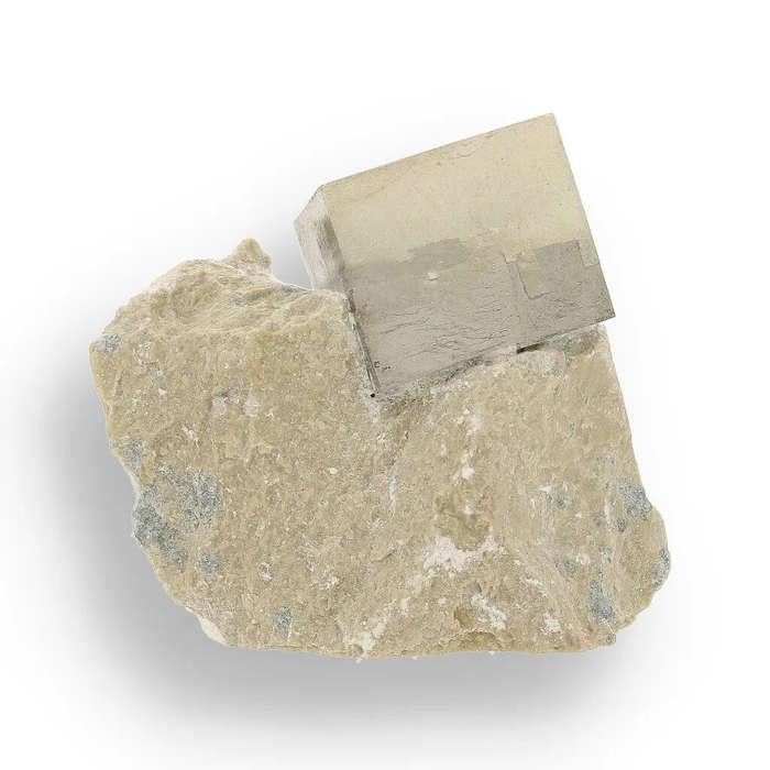 Flawless Navajún Pyrite Specimen - Cubic Crystal on Matrix