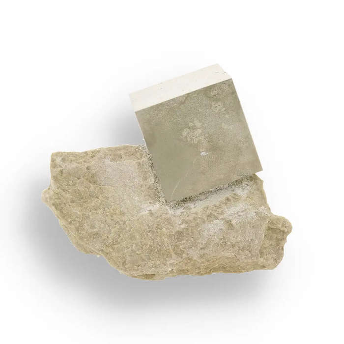 Invest Grade Navajún Pyrite - Rare Cubic Formation on Matrix