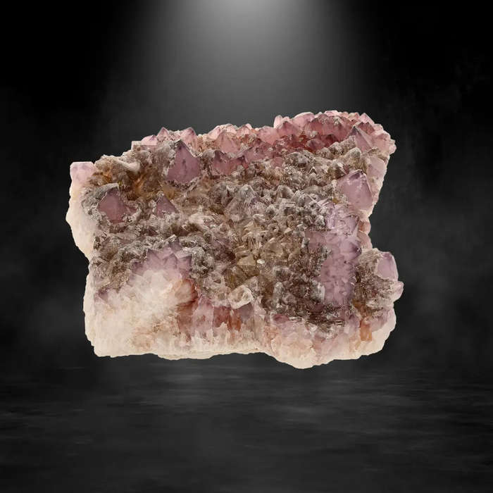 Triangular Ametrine Crystal Plate  Riemvasmaak Marvel