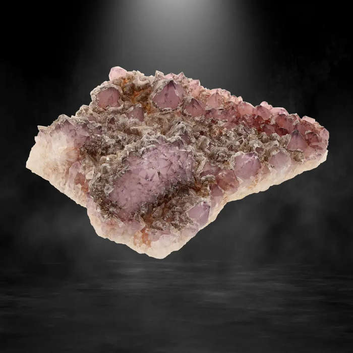 Triangular Ametrine Crystal Plate  Riemvasmaak Marvel