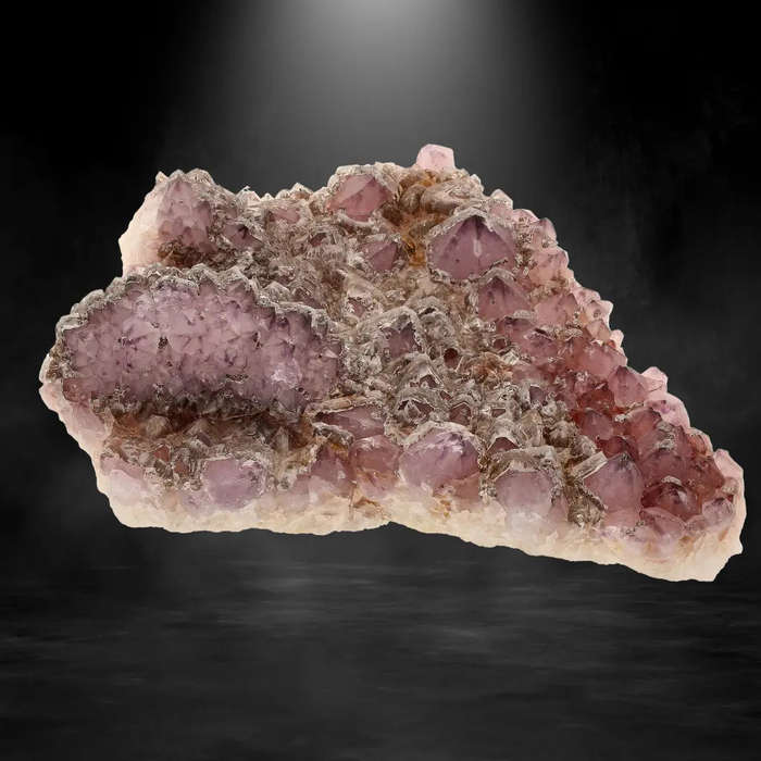 Triangular Ametrine Crystal Plate  Riemvasmaak Marvel