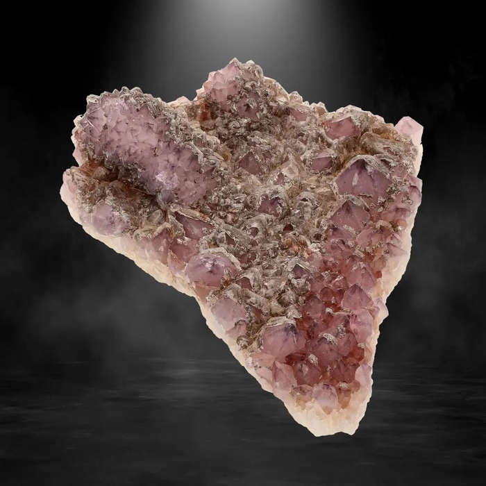 Triangular Ametrine Crystal Plate  Riemvasmaak Marvel