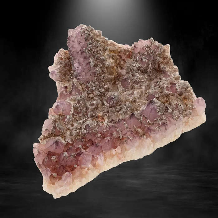 Triangular Ametrine Crystal Plate  Riemvasmaak Marvel