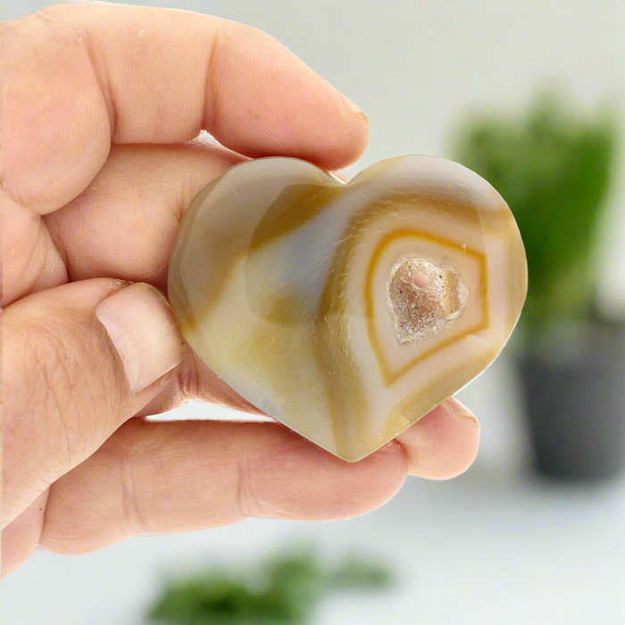 Agate Heart of Harmony and Healing