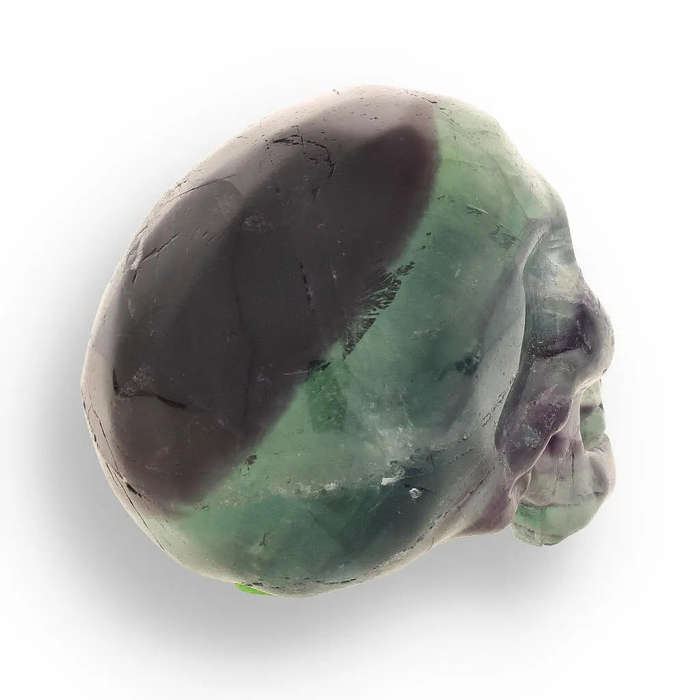 Crystal Wisdom: Hand-Carved Fluorite Skull