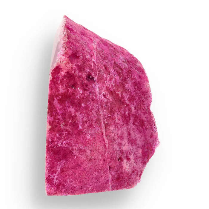 Vibrant Pink Agate Dyed Flat Base Geode