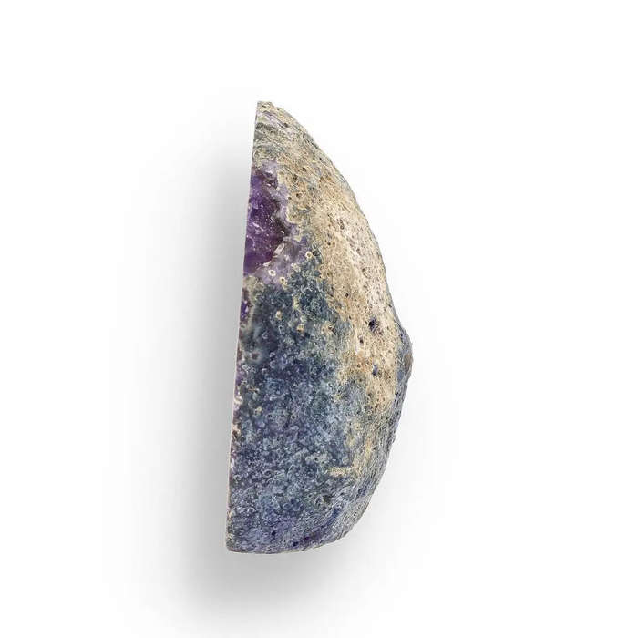 Purple Dyed Agate Portal - Colorful Flat Base Crystal Geode