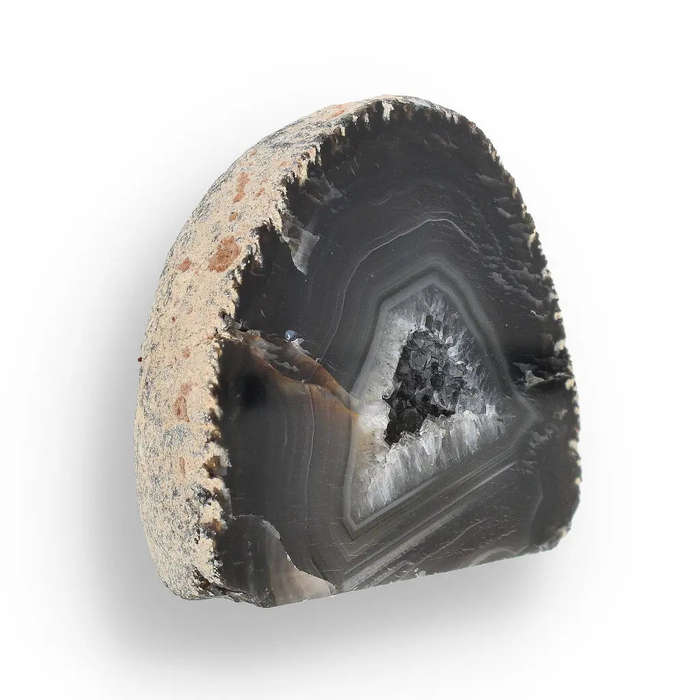Agate Earth's Secret - Natural Flat Base Geode Specimen