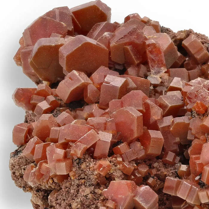 Vanadinite Crystal Blaze from the Atlas Mountains