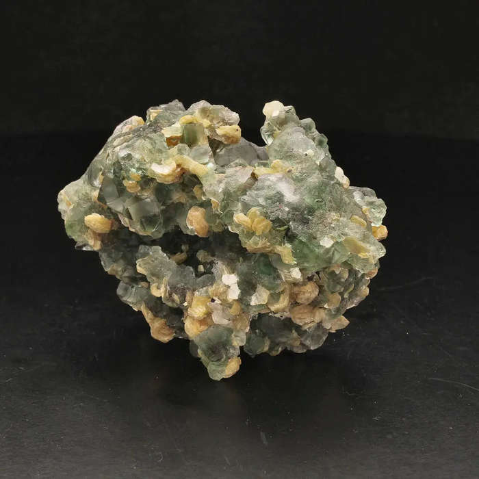 Fluorite and Muscovite Crystal Cluster from Erongo