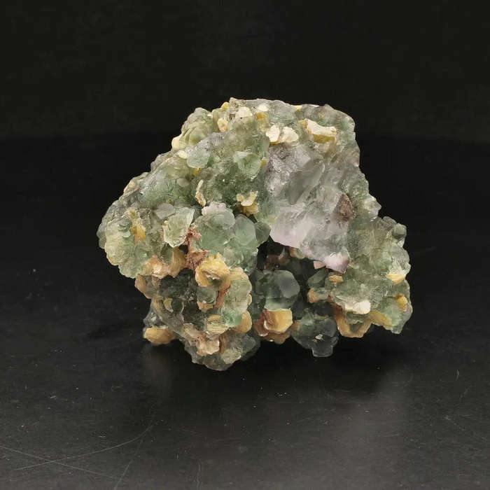Fluorite and Muscovite Crystal Cluster from Erongo