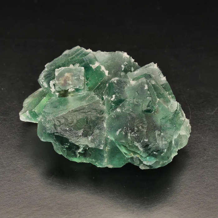 Vibrant Green Fluorite Crystal Cluster from Okoruso
