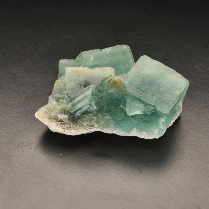 Light Green Fluorite Crystal Cluster from Okoruso, Namibia
