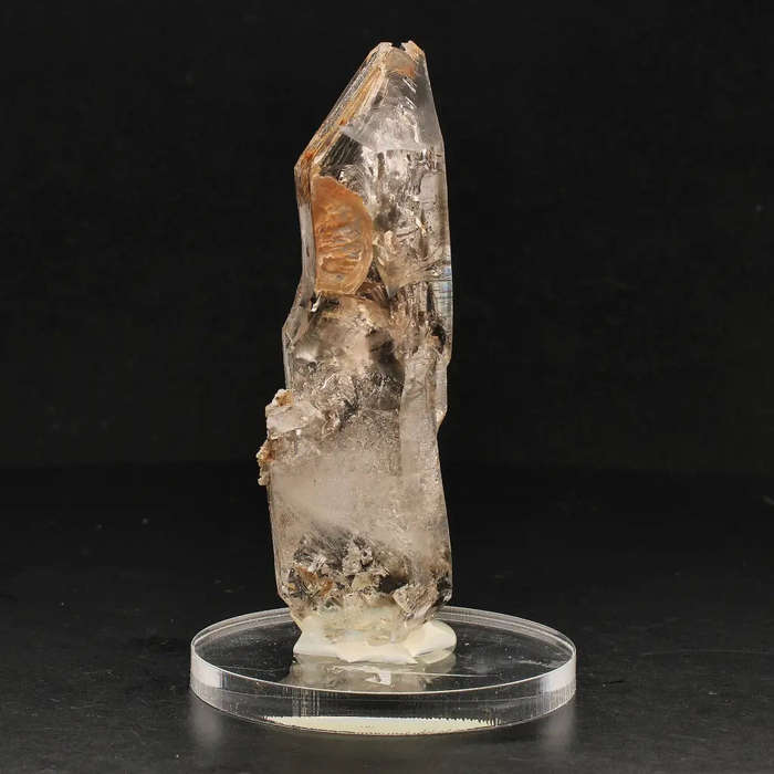 Enhydro Smoky Window Quartz Crystal from Erongo, Namibia