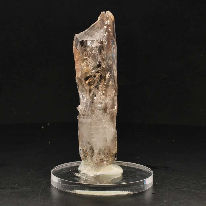 Enhydro Smoky Window Quartz Crystal from Erongo, Namibia