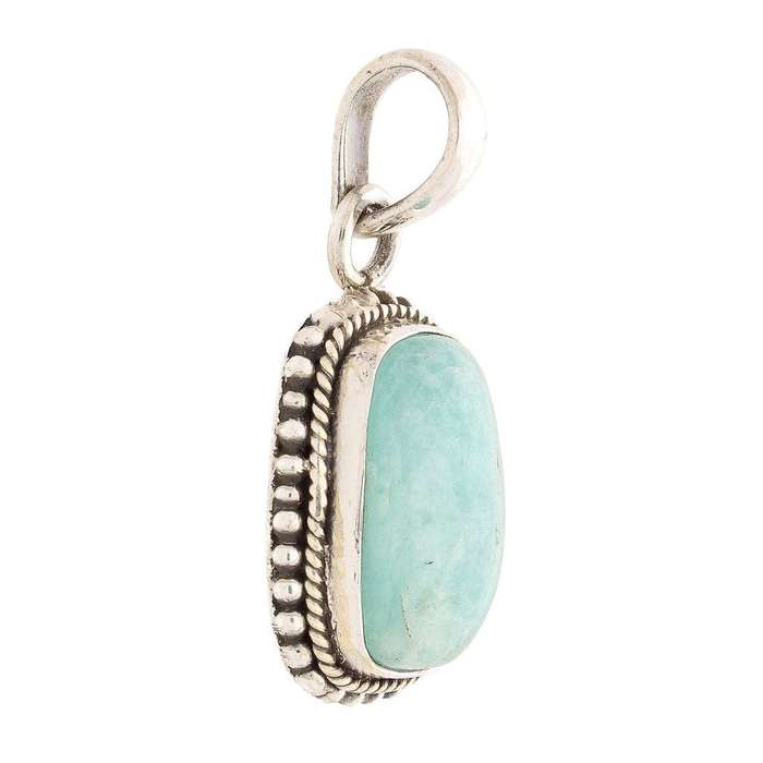 Amazonite Sterling Silver Pendant