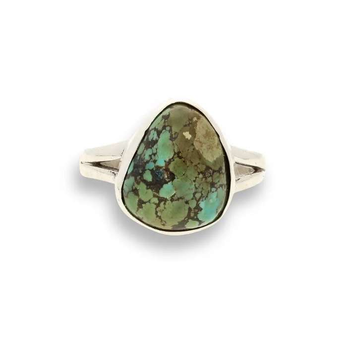 December Dream: Freeform Turquoise Ring