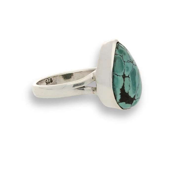 December Dream: Freeform Turquoise Ring