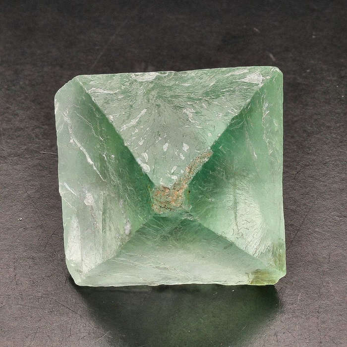 Natural Green Fluorite Octahedron