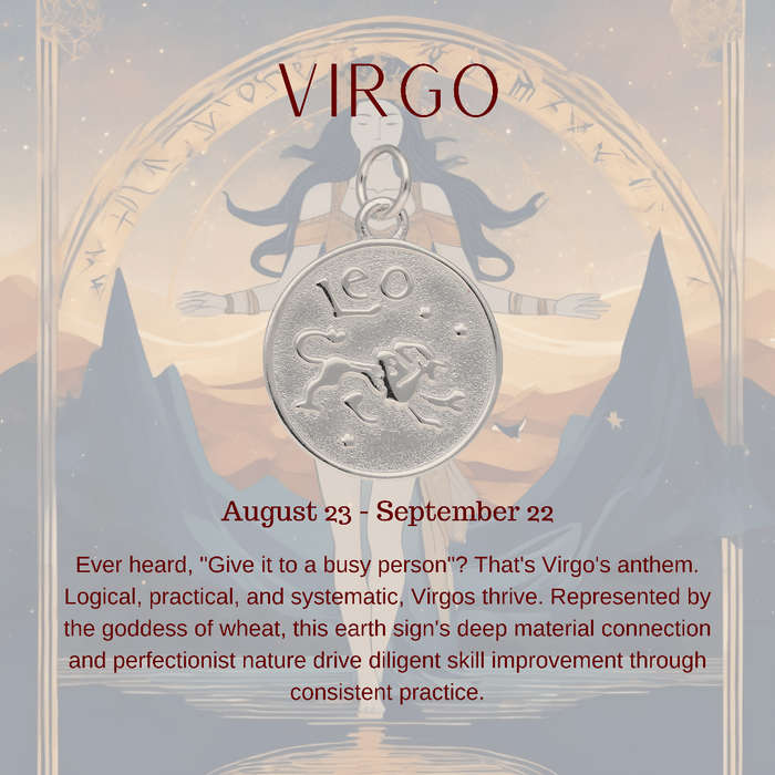 Virgo Constellation Necklace: 23 August - 22 September