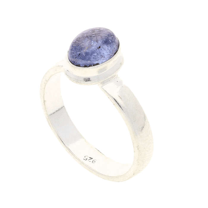 Whispering Beauty Tanzanite Silver Ring