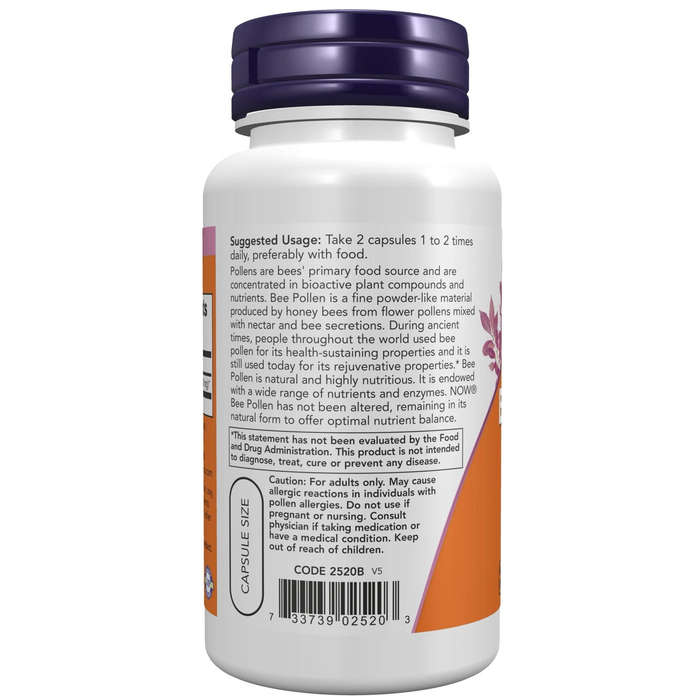 NOW Foods Bee Pollen (100 caps)