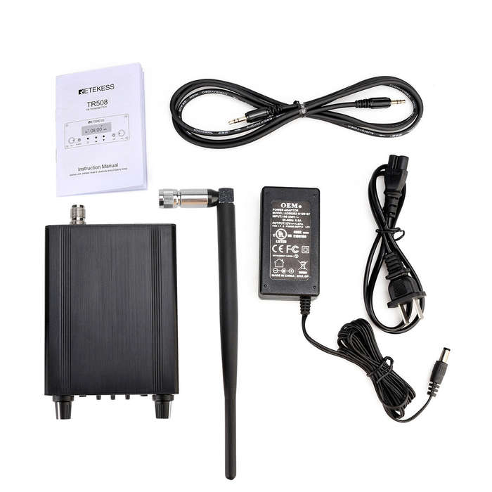 Retekess TR508 FM Transmitter For Drive-in Church FM Transmitter Wireless Broadcast Stereo Statio...