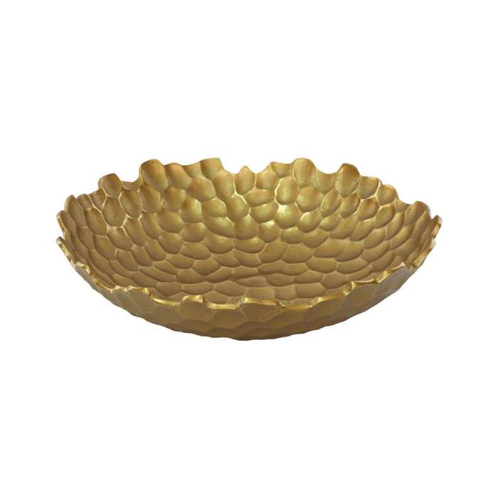 Gold Honey Metal Bowl