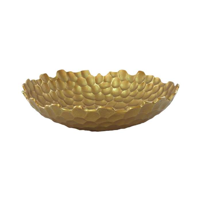 Gold Honey Metal Bowl
