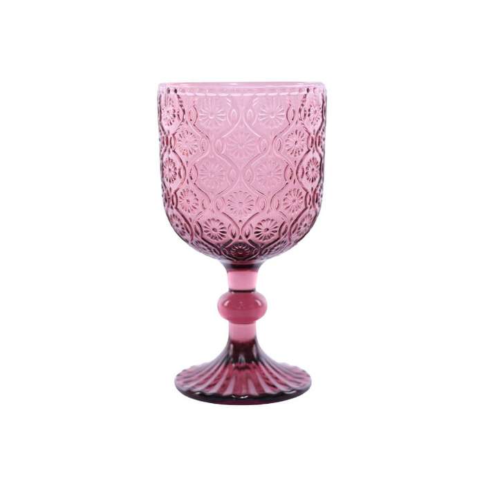 Marrakesh Purple Wine Glass