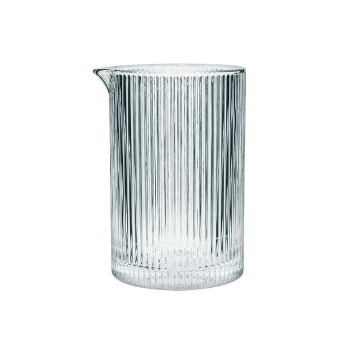 Ribbed Glass Serving Jug